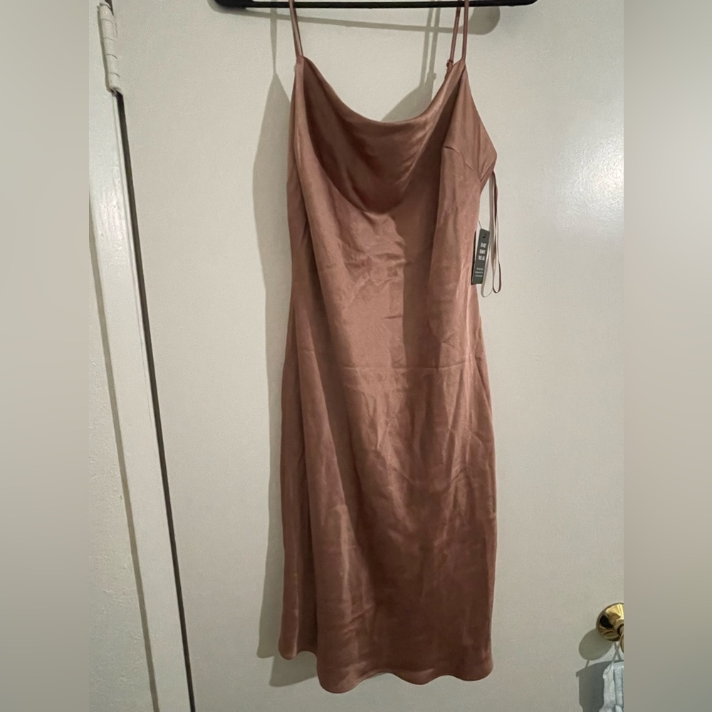 Express satin dress